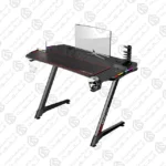 Gamax Z Shaped Gaming Desk RGB Lights 110 X 60 X 75 CM