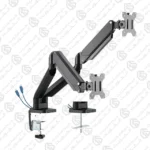 Twisted Minds Dual Monitor Arm 17 - 32 Inch + 2 USB Ports