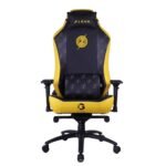 كرسي ألعاب GAMEON المرخص مع مسند ذراع 4D قابل للتعديل وقاعدة معدنية - فلاش