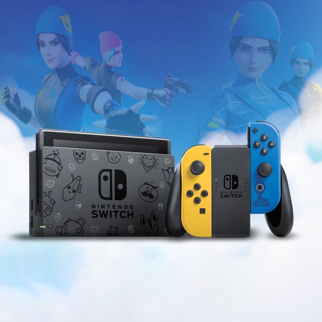 Nintendo Switch Fortnite Special Edition Console (Without Fortnite Card) –  Game Street Q8