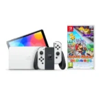 Nintendo Switch – OLED Model w/ White Joy-Con- and Paper Mario: The Origami King