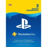 Playstation Plus 3 Months Membership Gift Card (UK)