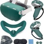 Gamax Oculus quest 2 Silicone Protective Case Set-Green