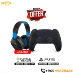 أفضل عرض لوحدة تحكم PS5 + سماعة الرأس سماعة تيرتل بييتش ريكون 70 - أسود