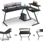 GAMEON 3 in 1 L-Shaped Slayer II XL Series Gaming Desk