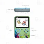 G5 Game Box - 500 Retro Games in 1 Mini Game Console Colorful LCD Screen with TV Output USB