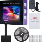 Govee Envisual TV LED Backlights with Camera, DreamView T1 RGBIC Wi-Fi Backlights for 55-65 inch TVs PC, Works with Alexa