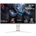 GAMEON GOA27FHD180IPS Artic Pro Series 27" FHD, 180Hz, MPRT 0.5ms, Fast IPS Gaming Monitor (Support PS5) - White