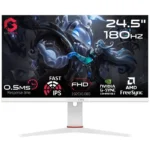جيم اون (GOA24FHD180IPS) شاشة الالعاب ارتك برو 24 بوصة فل اتش دي, معدل تحديث 180 هرتز, ام بي ار تي 0.5 مللي ثانية, اي بي اس (تدعم بلايستيشن 5) - أبيض (Copy)