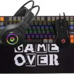 مجموعة الألعاب غيم اون فايبر اكس الكل في واحد (لوحة المفاتيح الميكانيكية، سماعة الرأس، الماوس ولوحة الماوس)