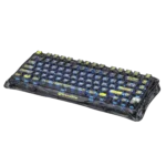 GravaStar Mercury K1 Lite 75% Wireless Mechanical Gaming Keyboard - Transparent Black