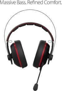 Asus Cerberus V2 Gaming Headset With Dual-Microphone -Red - Image 2