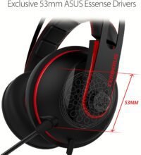Asus Cerberus V2 Gaming Headset With Dual-Microphone -Red - Image 3