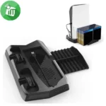 KjH Vertical Charger Stand With Cooling Fan For PS5 DE/UHD Console