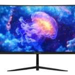 SADES NC-Pelagia SC-CJ04F24B Gaming Curved Monitor | 24" | FHD | 200HZ | HDMI 2.1 | VA | 0.5ms