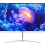 SADES NC-Pelagia SC-CJ04F24B Gaming Curved Monitor | 24" | FHD | 200HZ | HDMI 2.1 | VA | 0.5ms