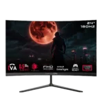 GAMEON GOC24F180VA Pro Series 24" FHD, 180Hz, MPRT 0.5ms, HDMI 2.1, VA Panel Curved Gaming Monitor (Supports PS5) - Black