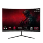 GAMEON GOC24F120VA Pro Series 24" FHD, 120Hz, MPRT 1ms, HDMI 2.1, VA Panel Curved Gaming Monitor (Supports PS5) - Black