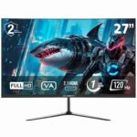 SHARX Gaming Monitor 27", FHD 120hz Refresh Rate, 1ms, IPS, FHD, 2.0HDMI, Fixed Stand, Free Sync, G-Sync Compatible Model 27F120I.