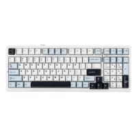 AULA F99 Wireless Mechanical Keyboard | 98% Gasket Mount | Reaper Switch | RGB | Blue White Black