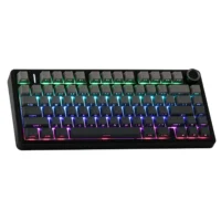 AULA F75 Wireless Mechanical Keyboard | 75% Gasket Mount | LEOBOG Reaper Switch | RGB | Gradient Grey - Image 4