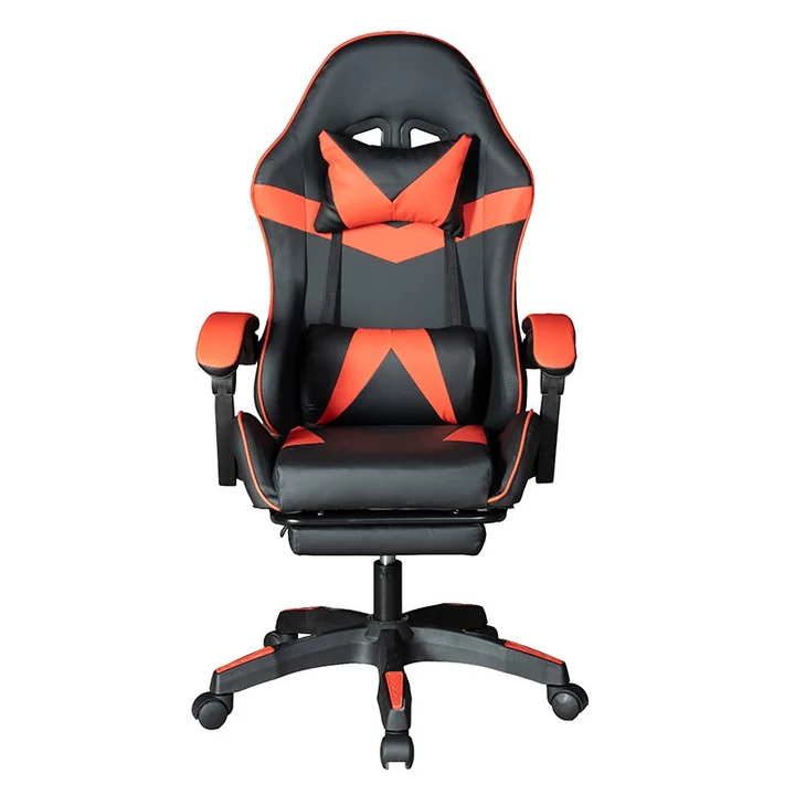 Gadgeton_Imperial_Series_PVC_Leather_Gaming_Chair_With_Footrest_-_Black_Red (1) Gadgeton Imperial Series PVC Leather Gaming Chair With Footrest - Black/Red - Image 1